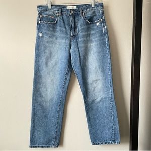 We The Free | Free People High Waist Straight Denim Jeans